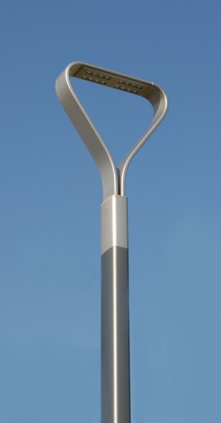 CANDELABRE LED - FLEXI LED 24 (mât pour éclairage public), Eclairage urbain, Eclairage urbain design, Eclairage public, mât aluminium design, candélabre led, é